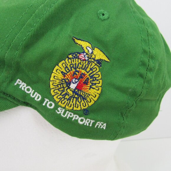 John Deere Embroidered Patch Logo Men's Green Snapback Cap Hat - Picture 4 of 9